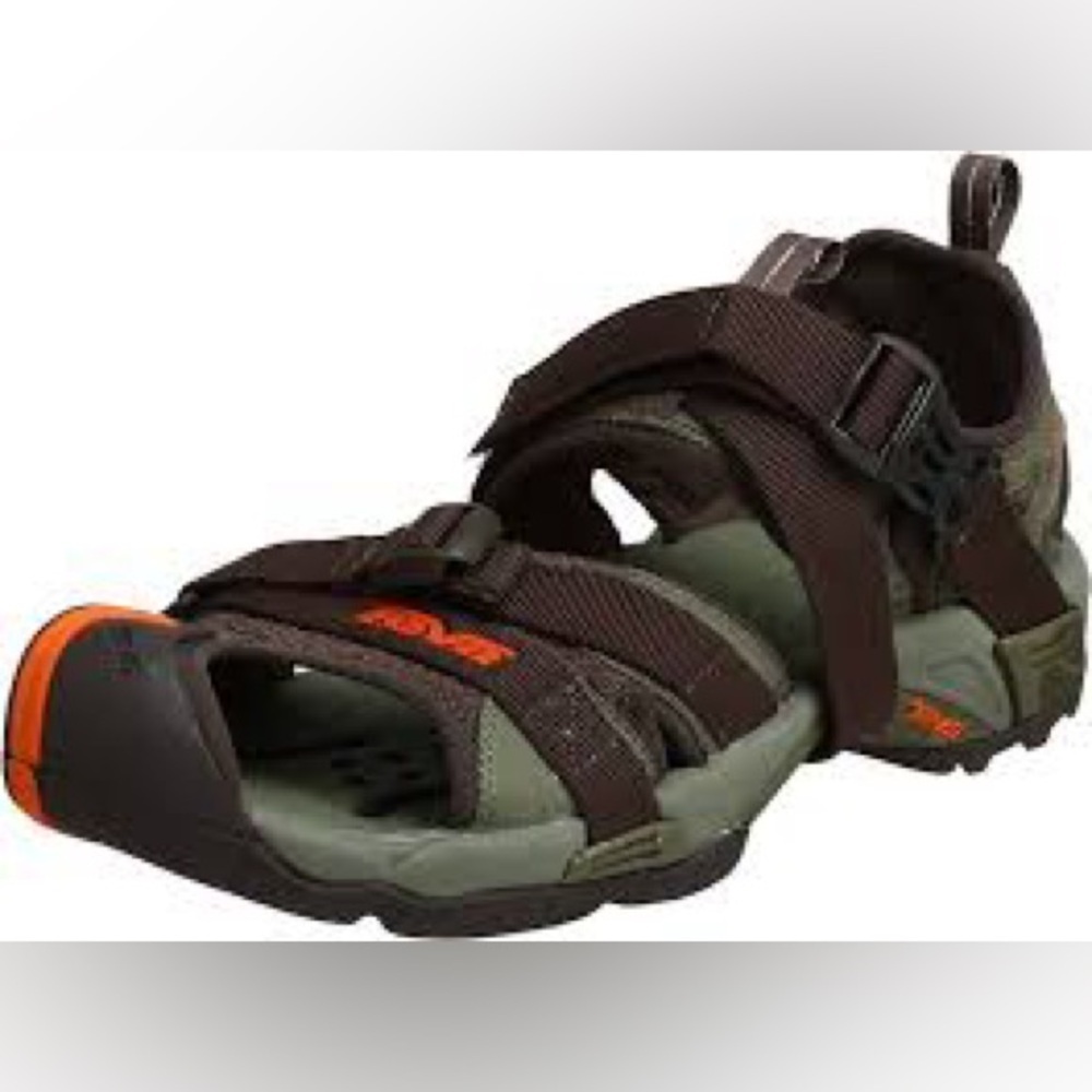 Teva Karnali wraptor sandals green brown mens size 13 casual‎ hiking